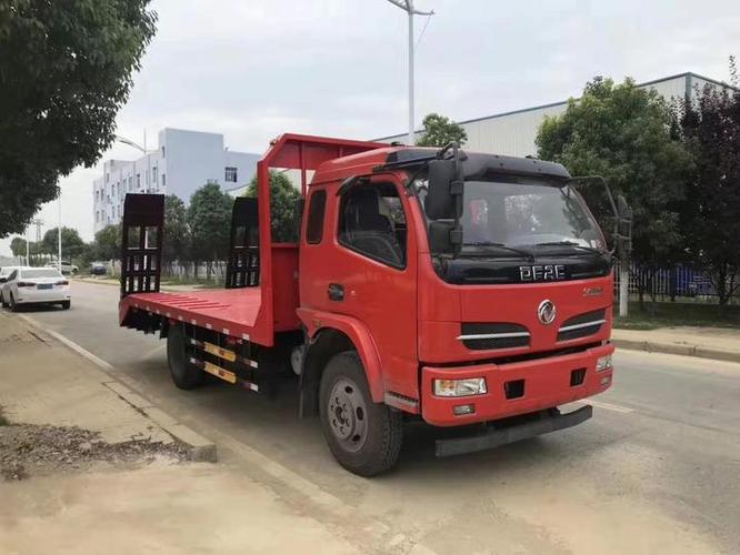 蓝牌二手拖车拖车上蓝牌蓝牌平板拖车蓝牌小挖机平板拖车