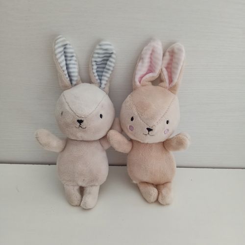 尾货小兔子公仔毛绒玩具玩偶布偶随行小兔兔