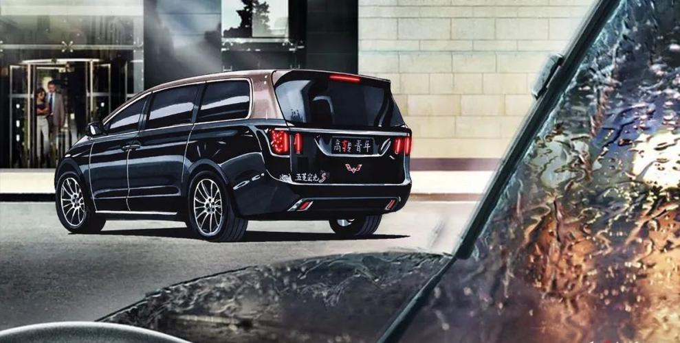 五菱"劳斯莱斯"版本新车,配双色车身,还有立标
