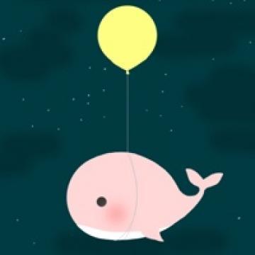 2020鲸鱼卡通手绘个性头像 等待是否能唤起那幸福