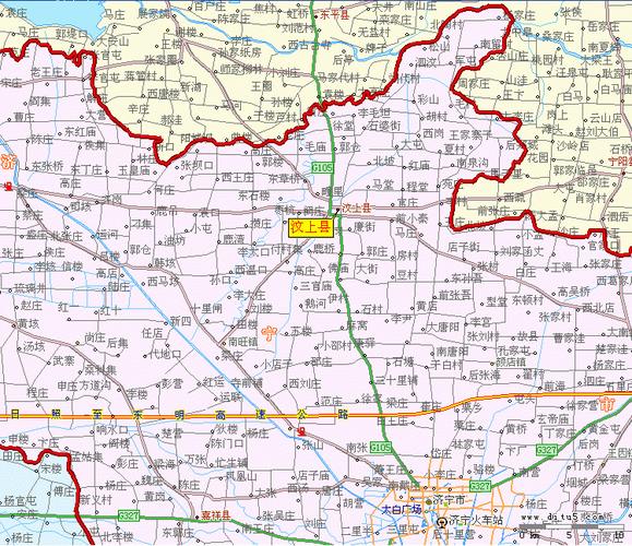 汶上县地图全图,汶上县地图高清版下载 - 8264户外.