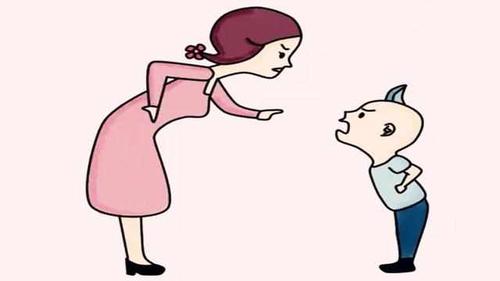 妈妈脾气暴躁简笔画
