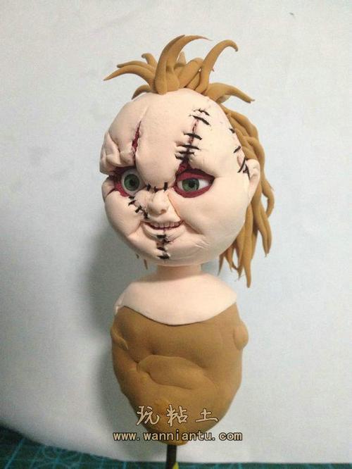 恐怖娃娃的粘土制作教程(重口味)