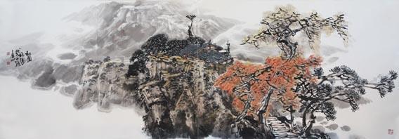 出山名家李金山书画欣赏