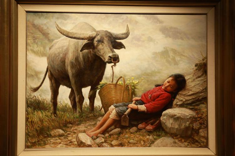 李自健美术馆画展