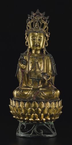 明清金铜观音菩萨造像欣赏