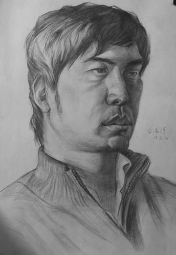 学习 临摹素描人物头像 题为"临摹素描人物头像"的帖子是来自吉林初中