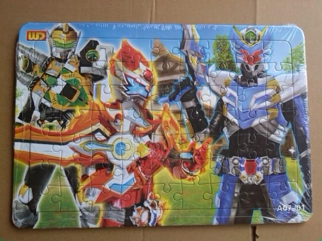 熊出没 铠甲勇士 卡通动漫 纸质3d平面拼图儿童益智玩具