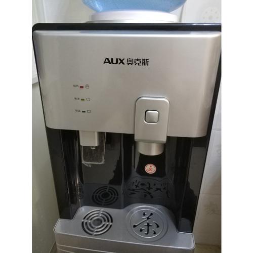 奥克斯aux立式饮水机yr5x10温热型即饮水机常温制热两用自动茶吧桶装