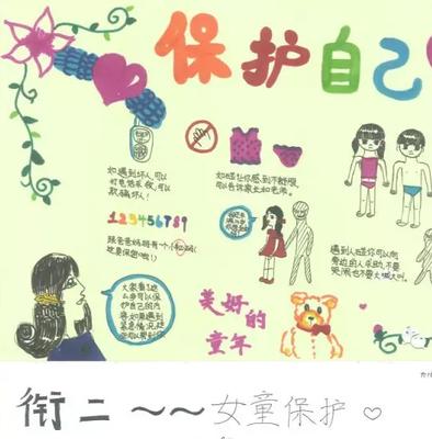主题是女童保护手抄报