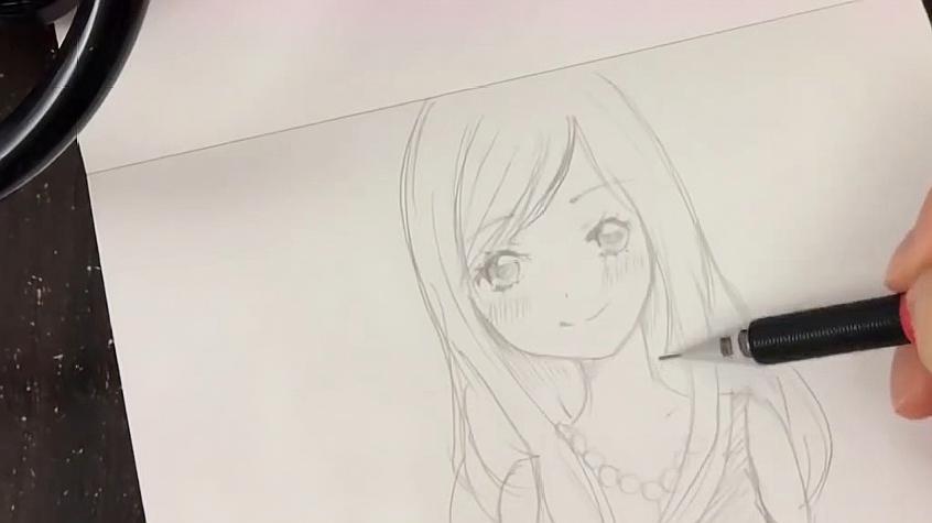 怎么画动漫人物女生