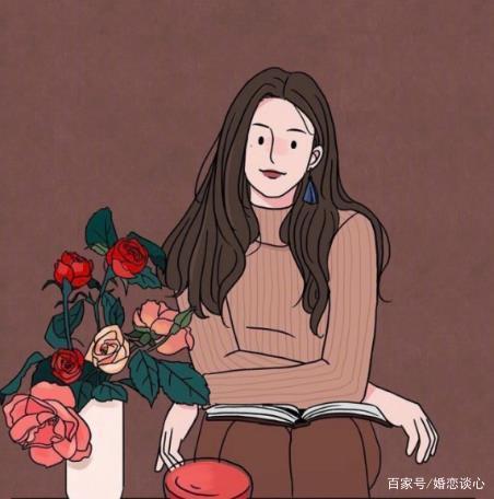 卡通中年女图头像