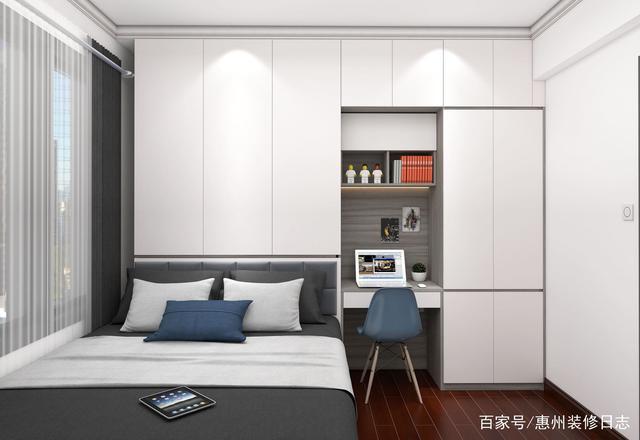 简约风格装修效果图——次卧