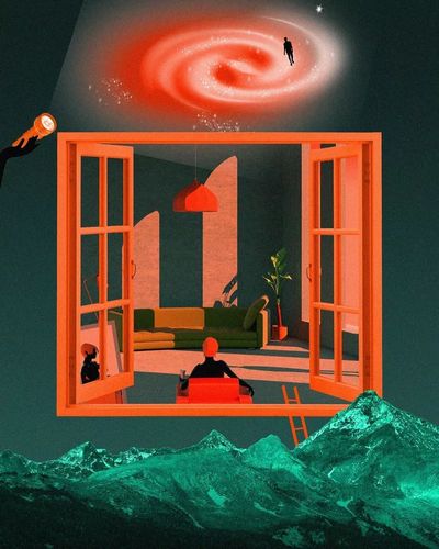 游走于现实与梦境之间的超现实主义插画