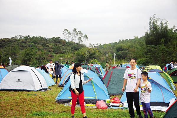 博罗举行亲子帐篷节 吸引800多户外运动爱好者