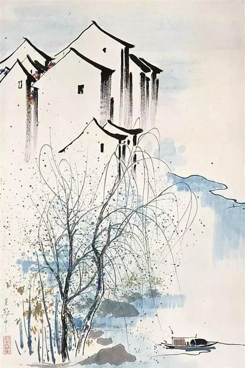 乌篷船一蓑烟雨枕江南