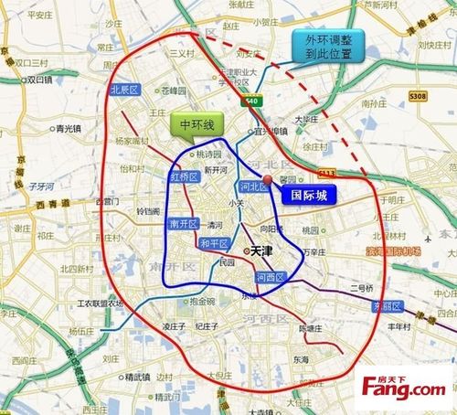 天津年内启动外环线东北部调线