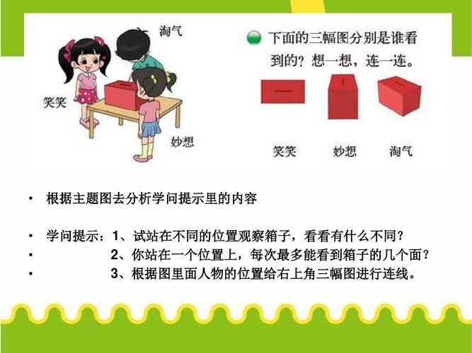 (北师大版)--三年级数学观察物体1ppt