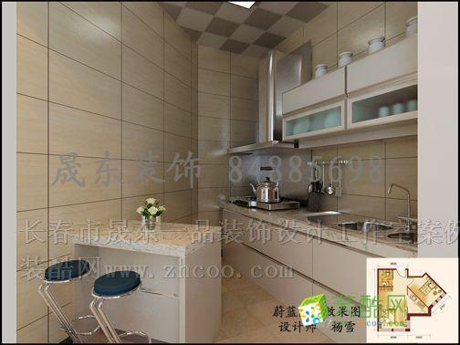 三角形的厨房,不规则中透出整洁