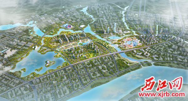 肇庆新区湾区西部华侨城项目拉开建设序幕 品牌展示中心启用与项目