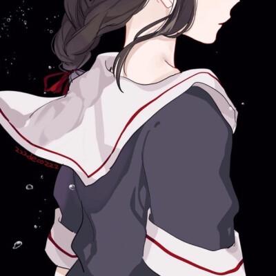 动漫女生学院风头像