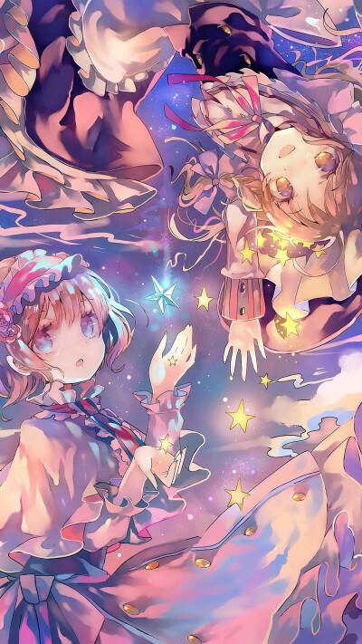 插画壁纸动漫双人壁纸画师