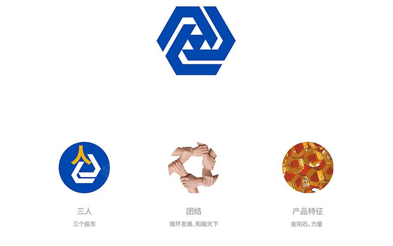 以人为本的金刚石行业,logo和vi应该如何设计?