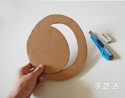 瓦楞纸制作帽子的方法 儿童玩具帽手工diy教程
