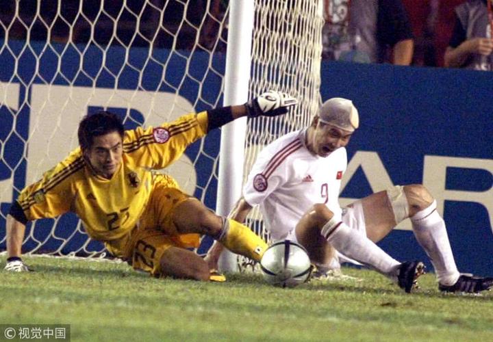 川口能活代表日本男足出战了2004亚洲杯