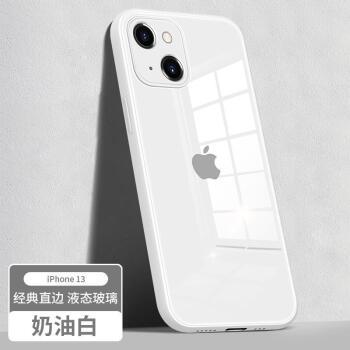 Iphone13 mini,iphone13mini图片 苹果13promax手机壳iphone13玻璃13pro情侣oksj网红防摔mini时尚 奶油