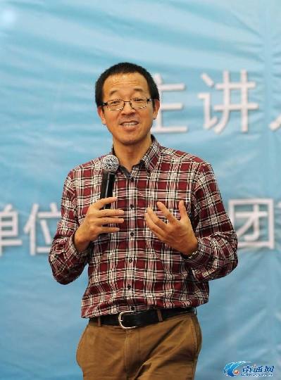 俞敏洪作客南通大学演讲:意志和胸怀是成功的必要条件