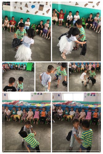 增福镇实验幼儿园中二班游戏揪尾巴