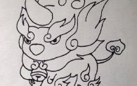 火麒麟简笔画教程
