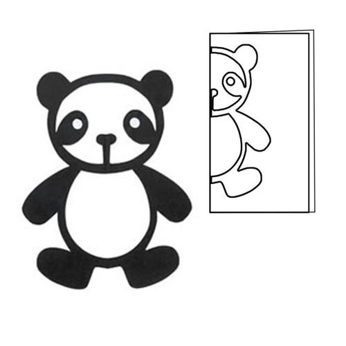 小熊猫窗花教学设计图解