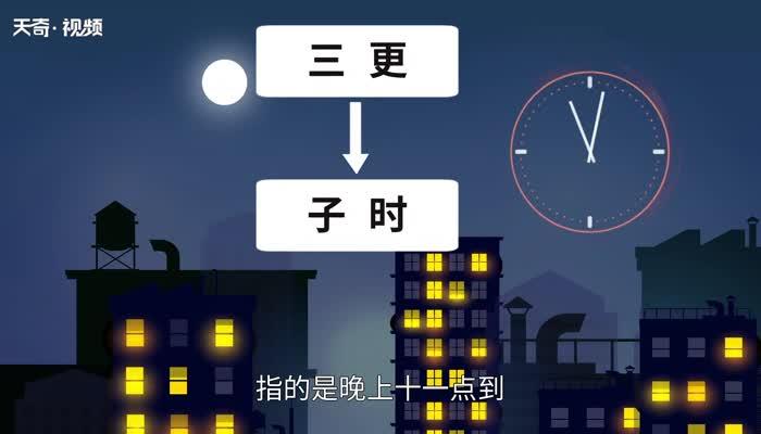 三更半夜的三更指的是几点半夜三更是什么时辰看完你就明白了