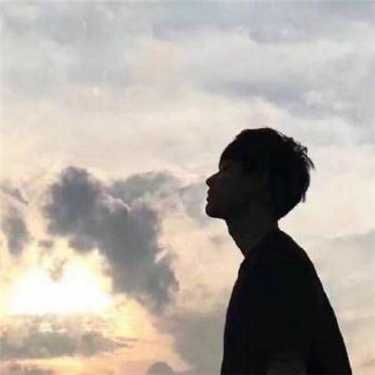 男生微信头像背影孤独