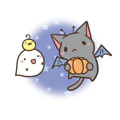 二次元 手绘 萌物 治愈 插画 p站 小猫 萌萌哒 头像 壁纸 套图更新中