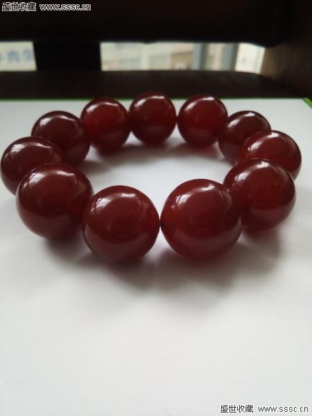 天然巴西冰种红玛瑙