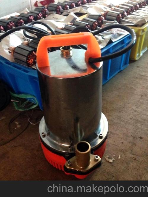 厂家供应12v/24v/48v直流船用电瓶车用潜水泵/【塑料/铁壳】厂家