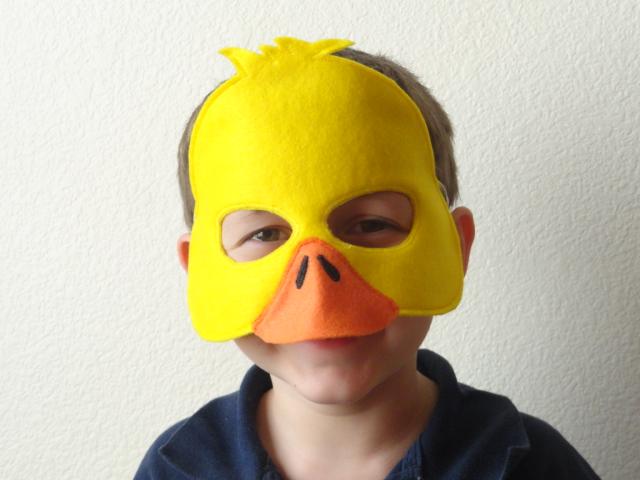 duck felt mask