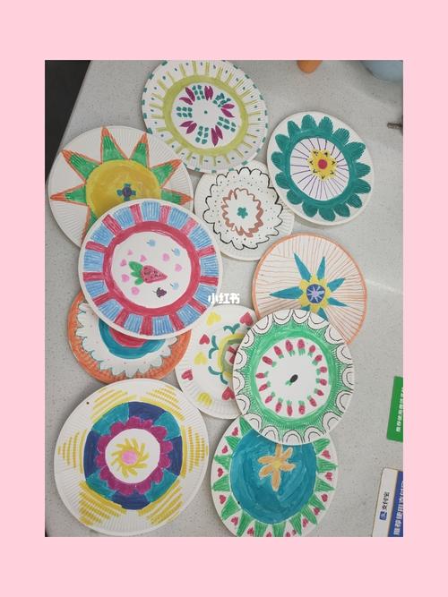 蛋糕盘绘画_绘画_蛋糕_手工制作_儿童手工绘画_文化