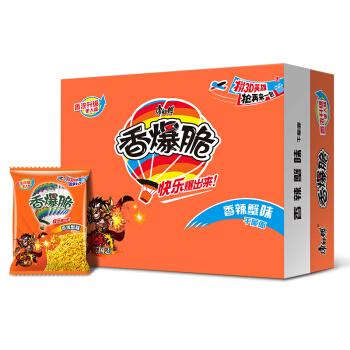 康师傅 方便面(ksf)香爆脆 香辣蟹味 干脆面 30袋整箱装