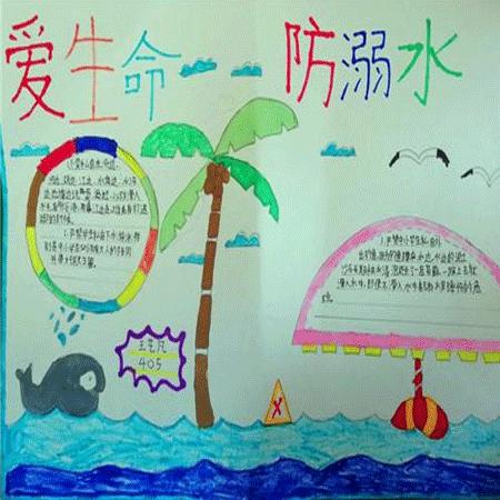 防溺水手抄报大全图片大全2021最新 防溺水安全手抄报