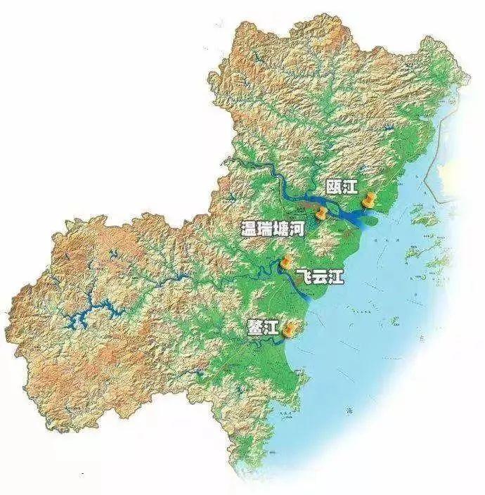 温州地形图