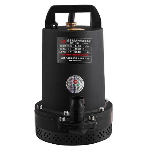 直流潜水泵电瓶车农用灌溉12v24v48v60v水泵电动车家用小型水泵