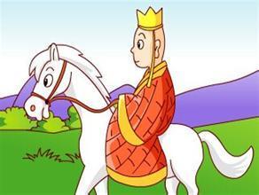 有关唐僧骑马的简笔画