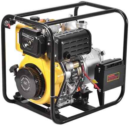 电启动4寸柴油机抽水泵