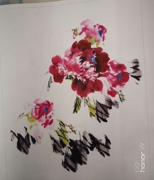 刘存惠牡丹富贵图画法步骤