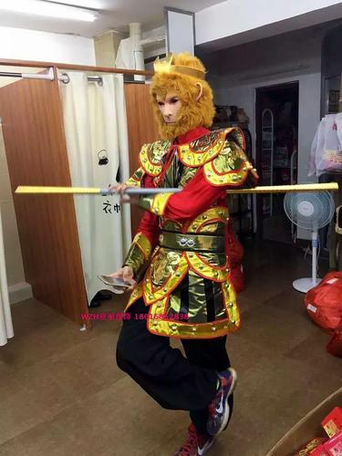 出租孙悟空盔甲铠甲 美猴王/小猴子 舞台剧 话剧紫霞仙子演出服