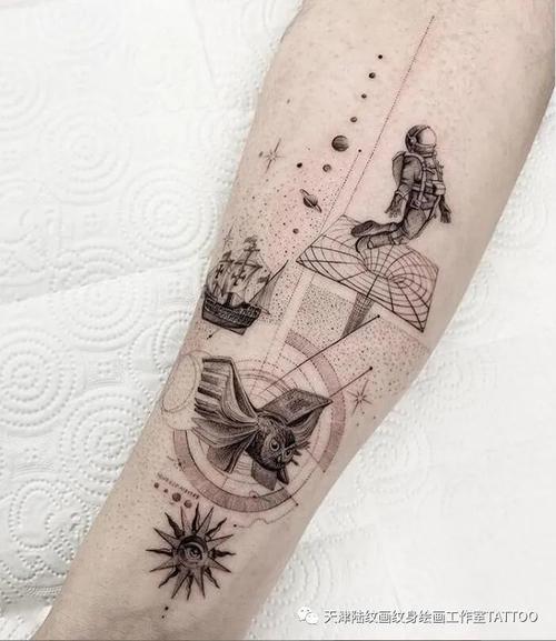 天马星空的想象 脑洞大开的无限创意 好看的潮流纹身